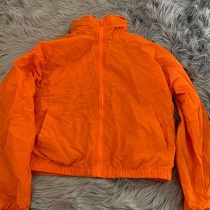 Forever 21 orange windbreaker